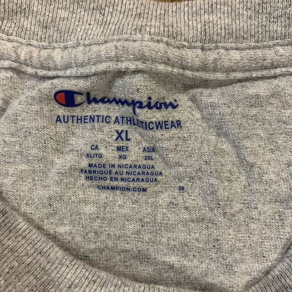 UNIV of ALBANY Alumni 1844 Mascot Cropped Tee-Shirt Grey Purple, XL - Picture 3 of 5